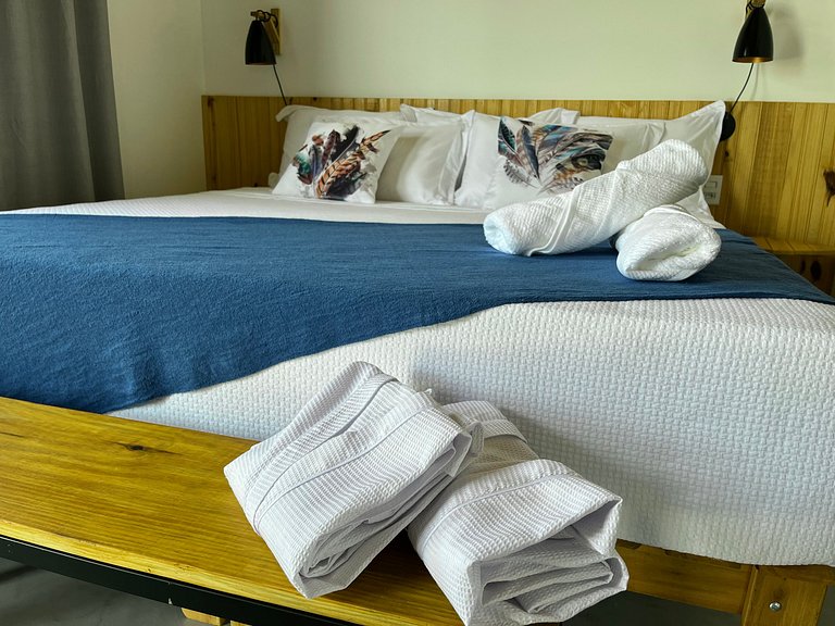 Cabana Ar - Hidromassagem, Cama King e Varanda Privativa