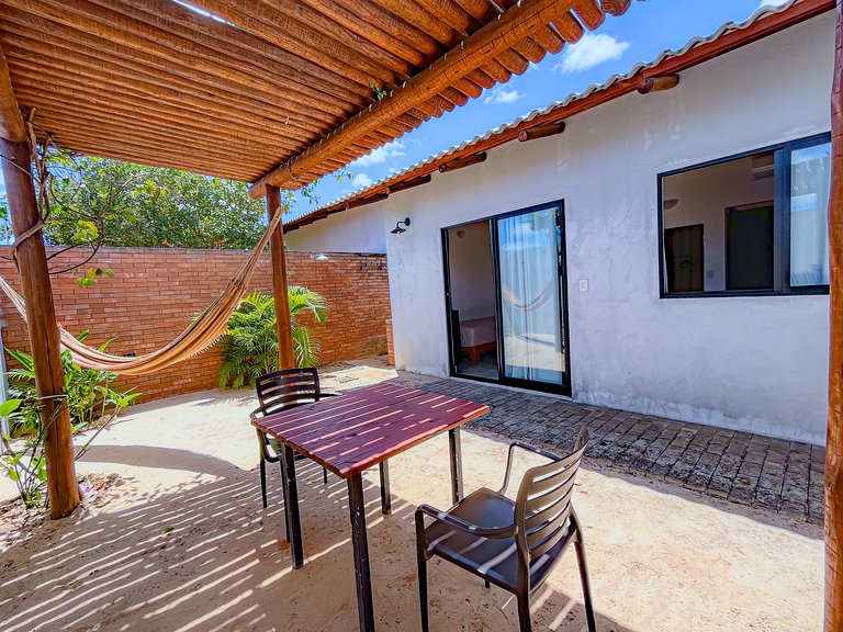 Cabana Fogo/Terra - Hidro, Cama King e Varanda Privativa