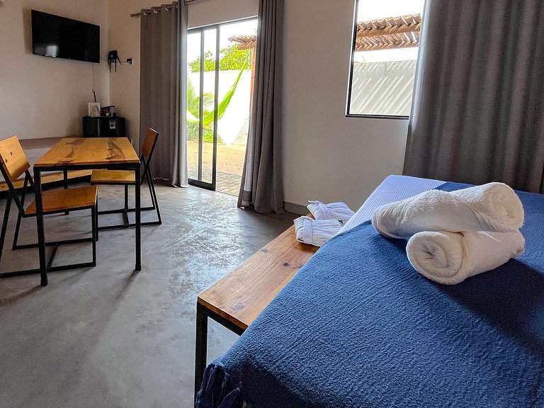 Cabana Ar - Hidromassagem, Cama King e Varanda Privativa