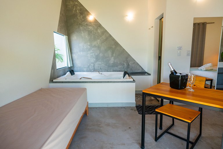 Cabana Água - Hidromassagem, Wifi e Varanda