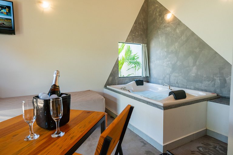 Cabana Água - Hidromassagem, Wifi e Varanda