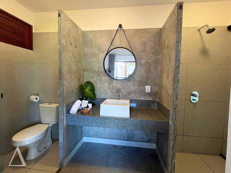 Cabana Ar - Hidromassagem, Cama King e Varanda Privativa