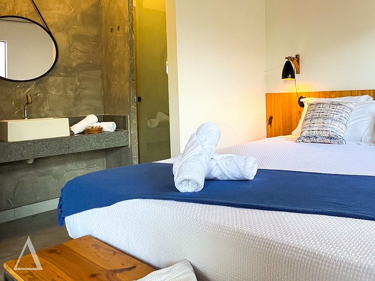 Cabana Ar - Hidromassagem, Cama King e Varanda Privativa