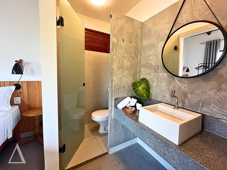 Cabana Ar - Hidromassagem, Cama King e Varanda Privativa