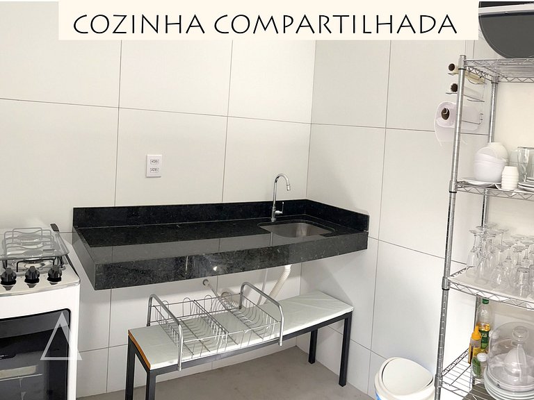 Cabana Fogo/Terra - Hidro, Cama King e Varanda Privativa