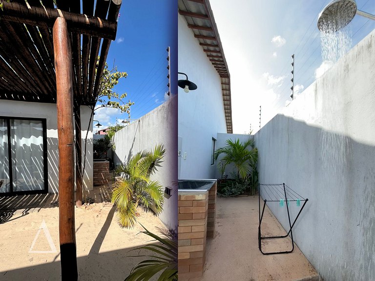 Cabana Fogo/Terra - Hidro, Cama King e Varanda Privativa